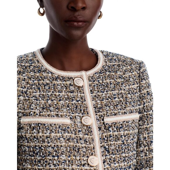 Elie Tahari Inara Tweed Jacket, size medium, brand new with tags. - Picture 3 of 8